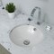 Alfi Brand ALFI brand ABC601 White 17" Round Undermount Ceramic Sink ABC601 - alternate 1